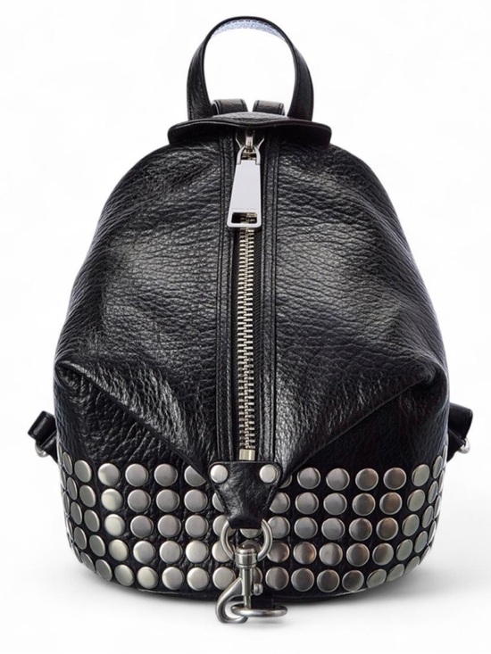 Handbags - Rebecca Minkoff Studded Medium Pebble Leather Backpack